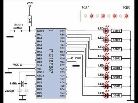 microcontroller circuit diagrams - YouTube