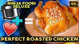 Perfect Roasted Chicken Always! Ninja Foodi Deluxe! #pressurecook #guam #4k #ninjafoodi #howto