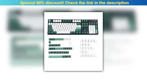 Limited German French Italian Spain UK ISO Botanical Dye Sub Keycaps Thick PBT Cherry Profile Keyca