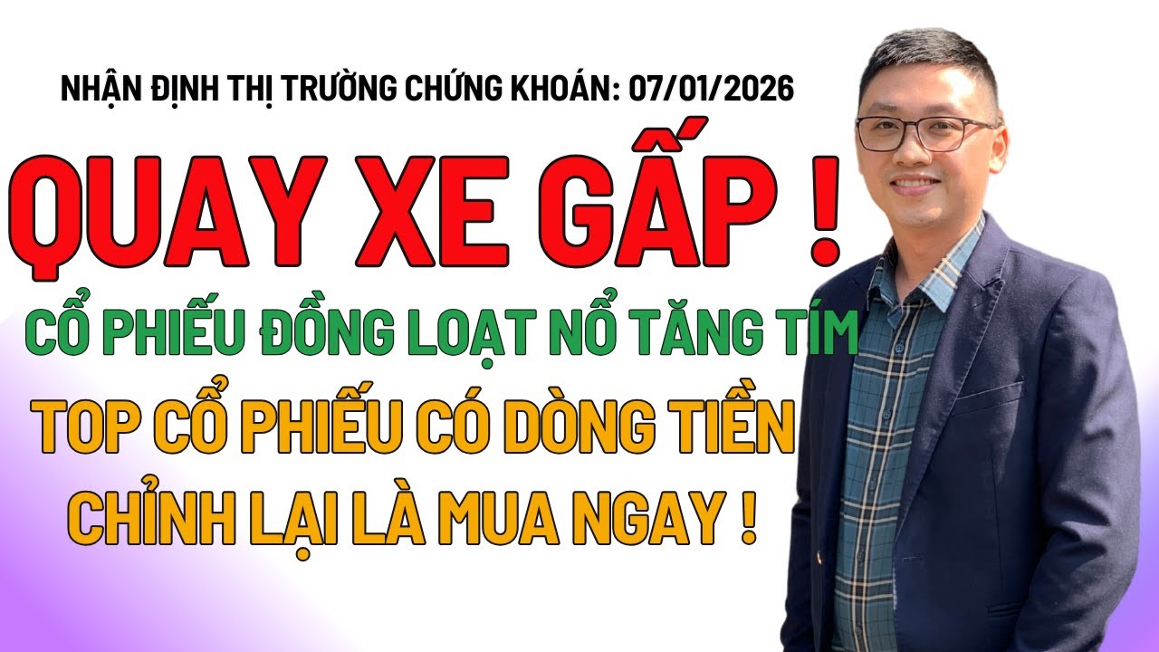 Chứng khoán hôm nay | Nhận định thị trường: VNINDEX QUAY XE GẤP, TOP CỔ PHIẾU SẮP NỔ