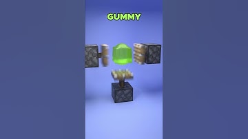 Minecraft vs Real Life Elements Satisfying 3D Simulation #satisfying #minecraft #shorts