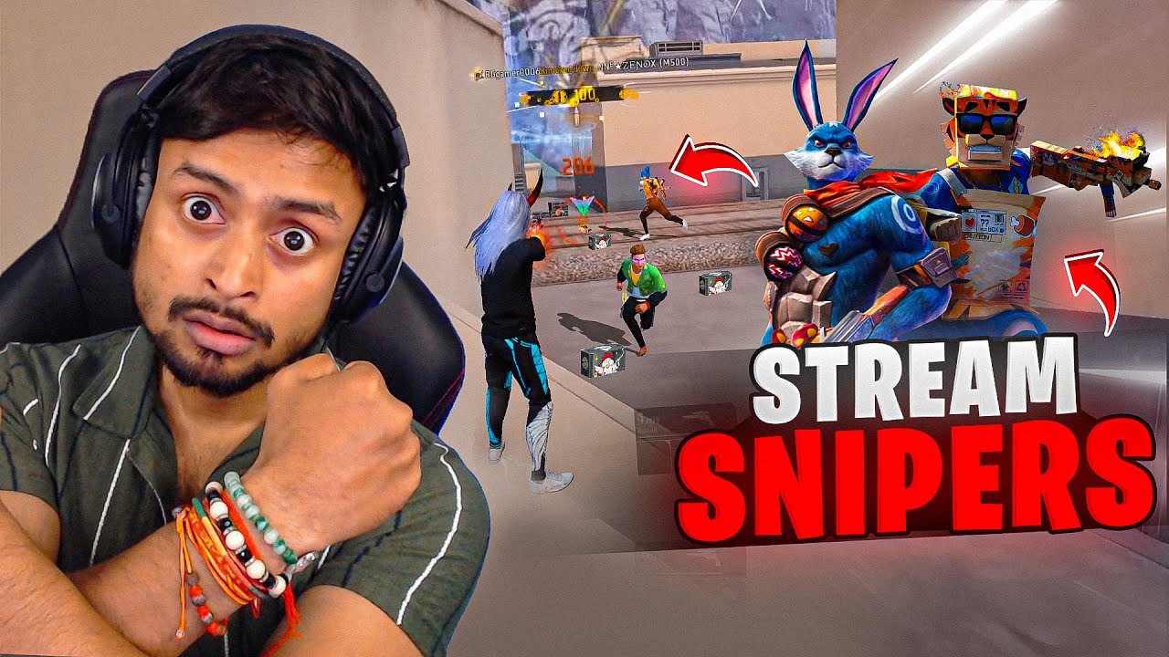 RG gamer ne Stream Sniper Ki Bolti band Kari 🔥 FREE FIRE