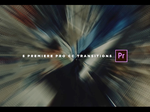 5 Cool Adobe Premiere Pro CC Transitions | Transition Pack 1