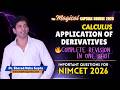 🔴Live - Application of Derivatives | Application of Derivatives Complete Revision Class #nimcet2026