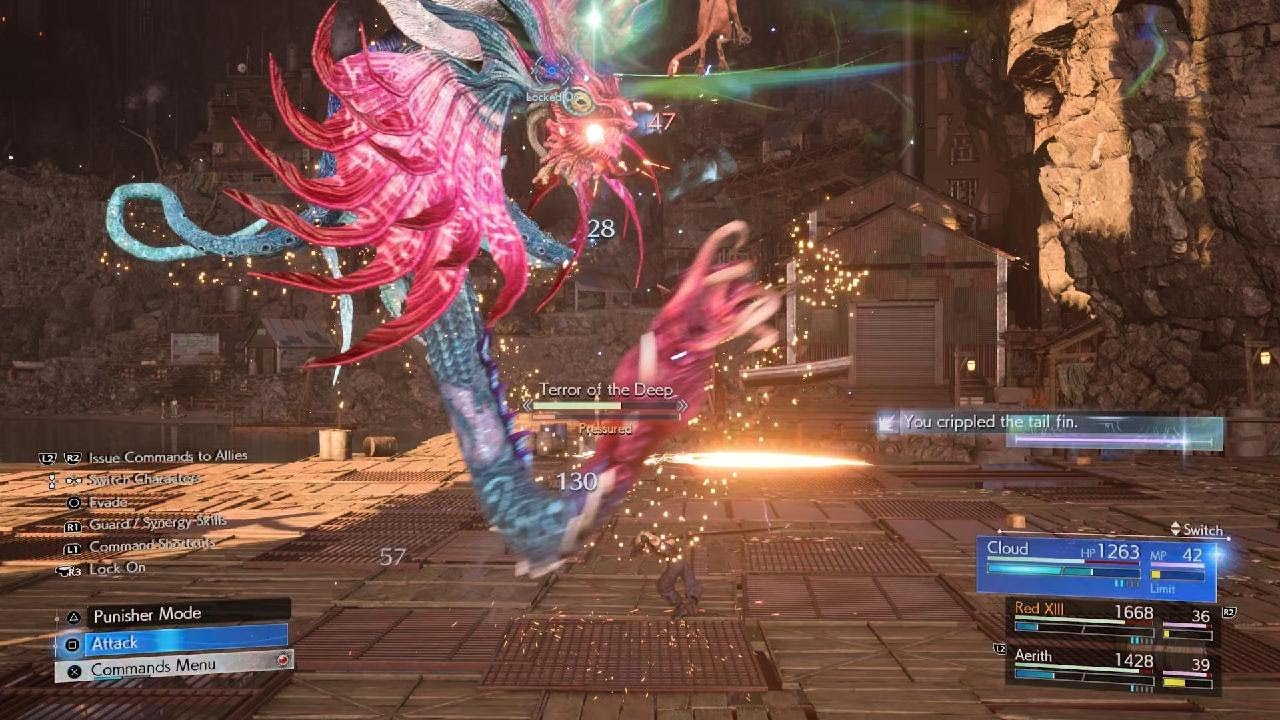 Terror of the Deep Boss Fight - FINAL FANTASY VII REBIRTH DEMO - YouTube