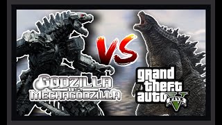 GTA V MOD: GODZILLA & KING KONG BERSATU MELAWAN MECHAGODZILLA