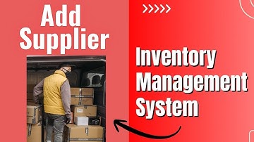 #10 How to add supplier data into database in Laravel 12 | Laravel 12 - Inventory Management System