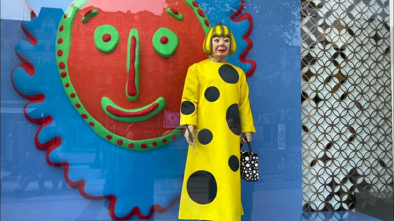 Paris, France, 13/01/2023, Following other large activations around the  world such as a takeover of Tokyo's giant Cross Shinjuku Vision billboard  and the placement of a moving Yayoi Kusama animatronics robot on