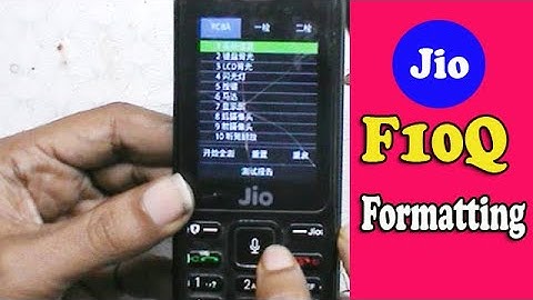 JIO PHONE  F10Q  hard reset and remove phone lock ! Jio Lyf F10Q chinese language problem remove