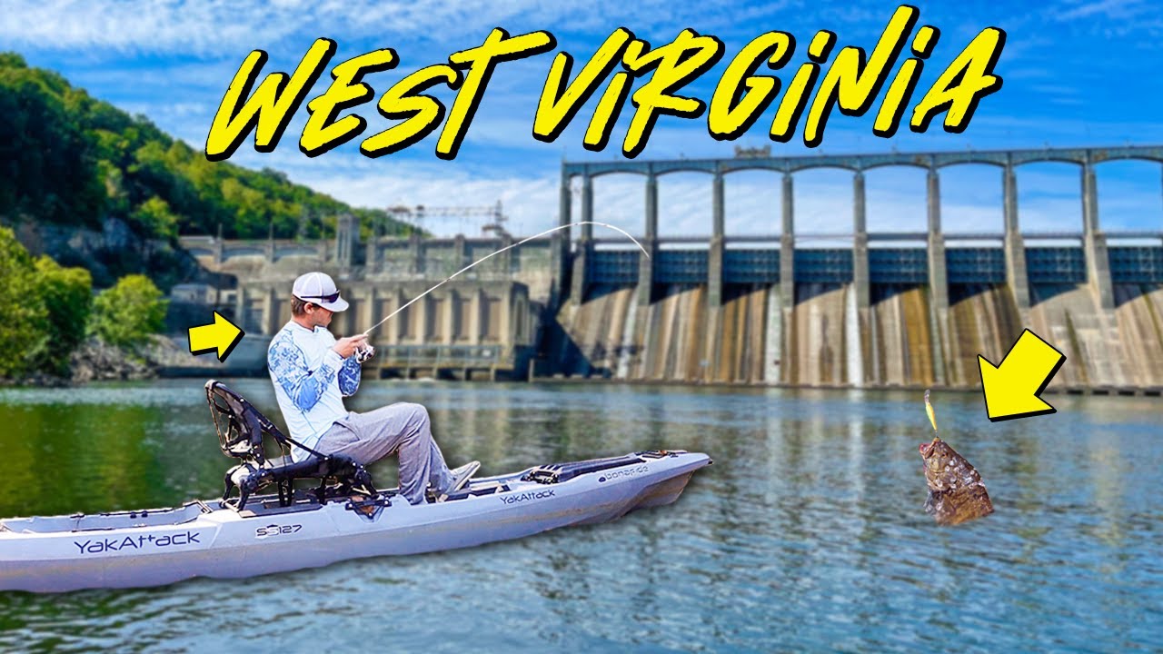 KAYAK BASS FISHING in West Virginia! (BIG BASS) YouTube