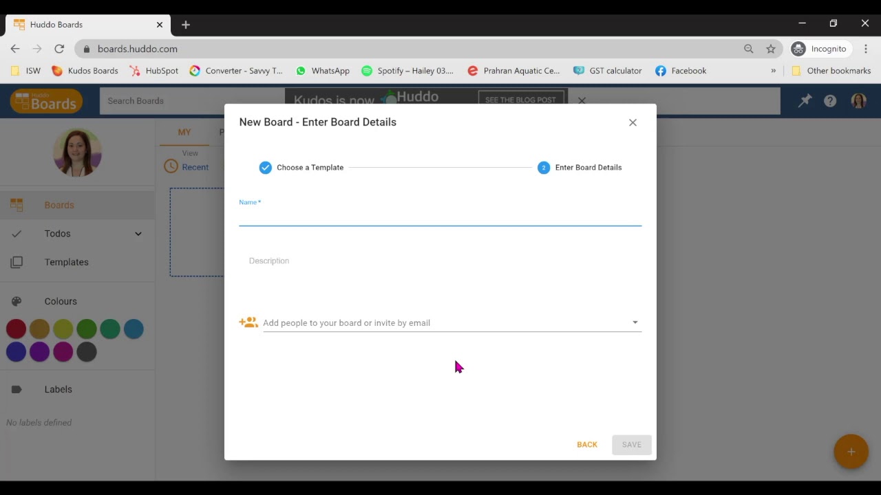 How to start a Huddo Boards trial via the web - YouTube