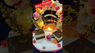 Customise ring platter | DIY Ring Platter diy viral viraldiy handmade handmadegift gift views