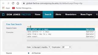 Pardee Library article searching
