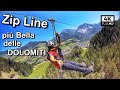 ZIP LINE the most Beautiful of the Dolomites | San Vigilio di Marebbe Adrenaline Extreme Adventures