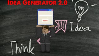 Roblox Idea Generator 2 0 Youtube - game idea generator roblox