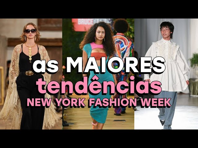 Dez tendências da Semana de Moda de Nova York