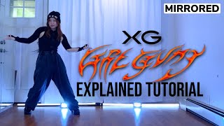 [EXPLAINED TUTORIAL] XG 'GRL GVNG' step by step dance tutorial | MIRRORED