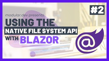 Part 2 - Using the new Native File System API in Blazor