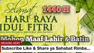 Video thumbnail of "Takbiran idul fitri 2021 merdu takbir hari raya 1442 H terbaru full nonstop tanpa iklan tengah"