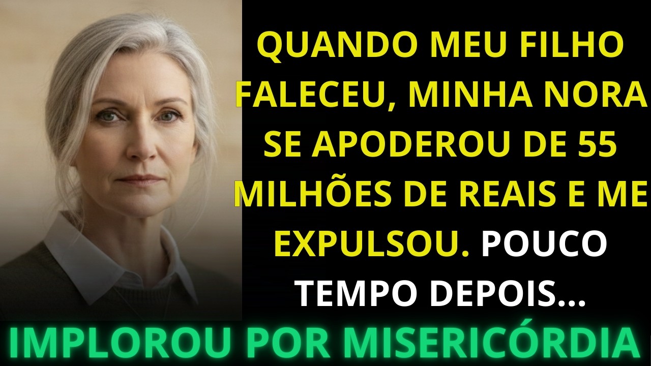 Meu filho morreu e minha nora roubou tudo. Me mandou morrer na rua. Cinco dias depois ela implorou