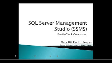 SQL Server Adding Check Constraint part 6