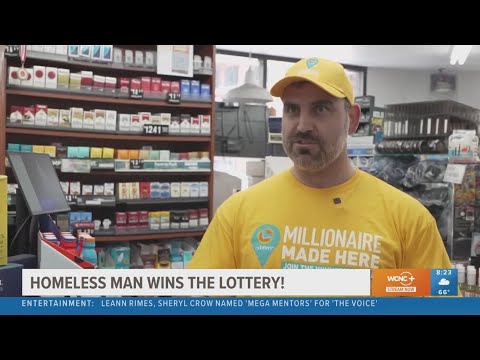 Homeless man wins the lottery - YouTube