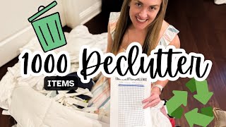 1000 Item Declutter - Day 1