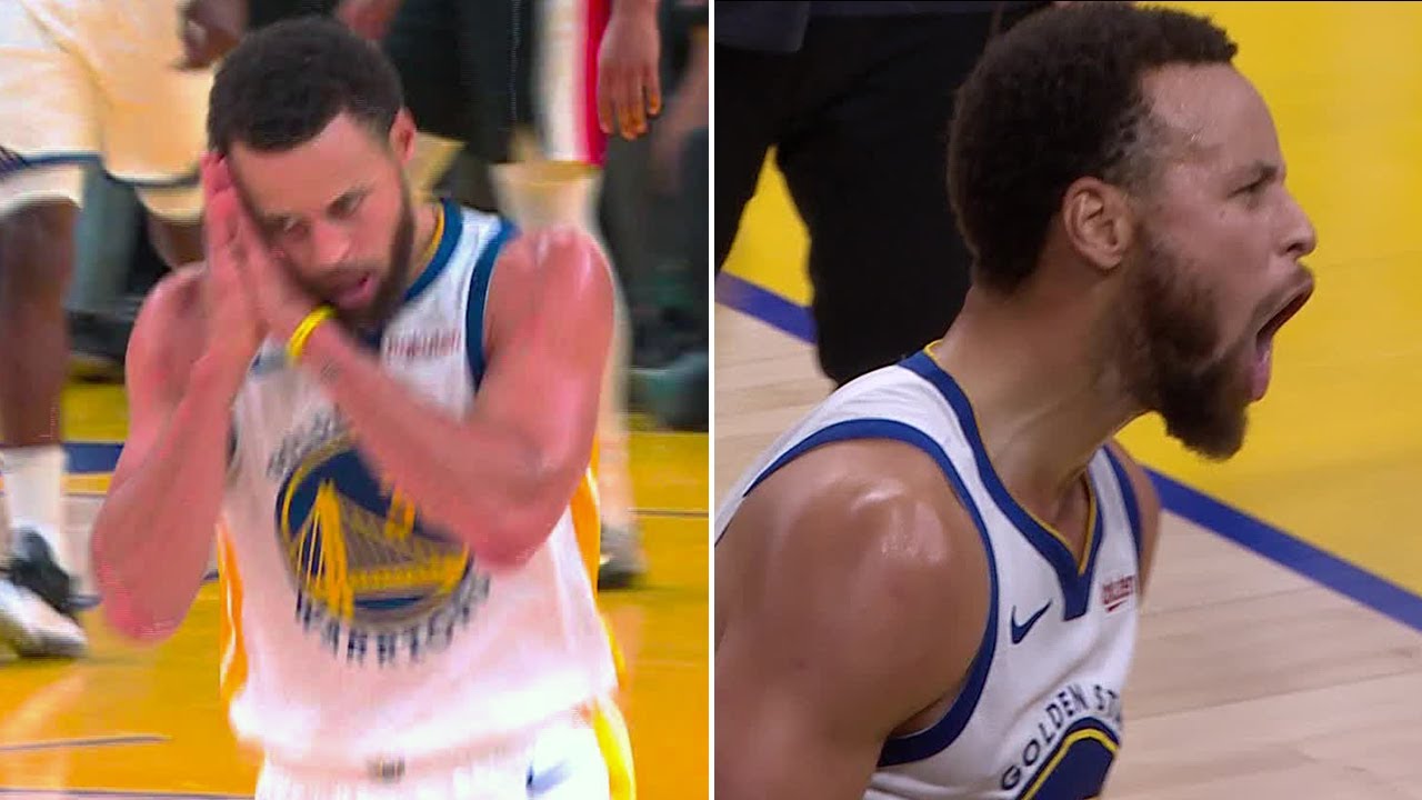 Steph Curry Hits Dagger & 'Night Night' Celly vs. Blazers - YouTube