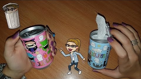 מגבונים לחים בפחית 🥤 חמוד ומגניב 😊
