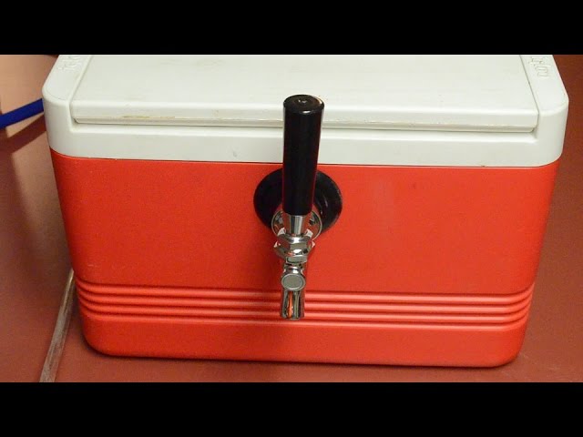  Bev Rite Double Faucet Beer Coil Jockey Box Cooler