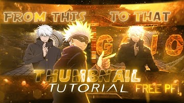 Tutorial for my thumbnail (quick version) [ AMV ] | Ae Tutorial + Free PF