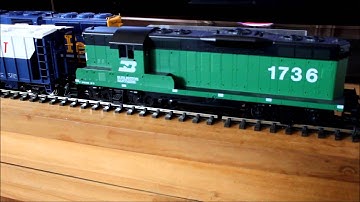 Teatrun Red Caboose GP9 0 scale with Loksound V4