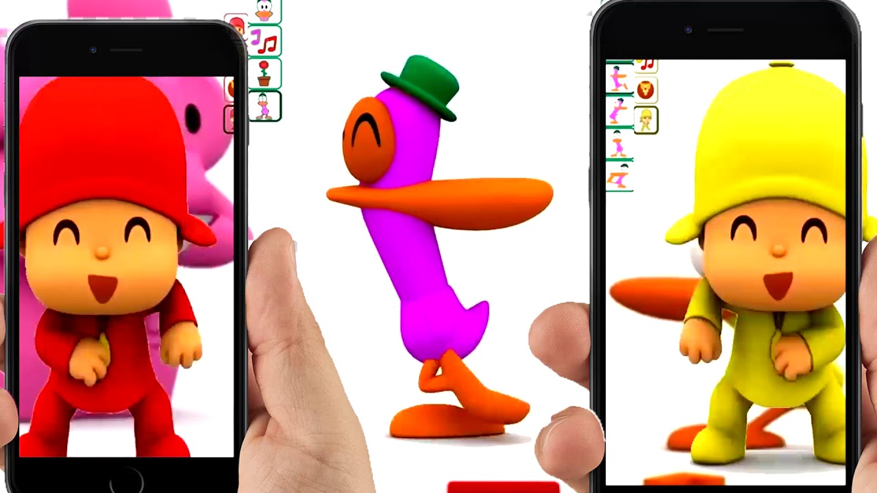 games people play Pocoyo Racing Colored All Cutscenes Learning Pato 2018 and Pocoyo Colors Kids NEW HD videos