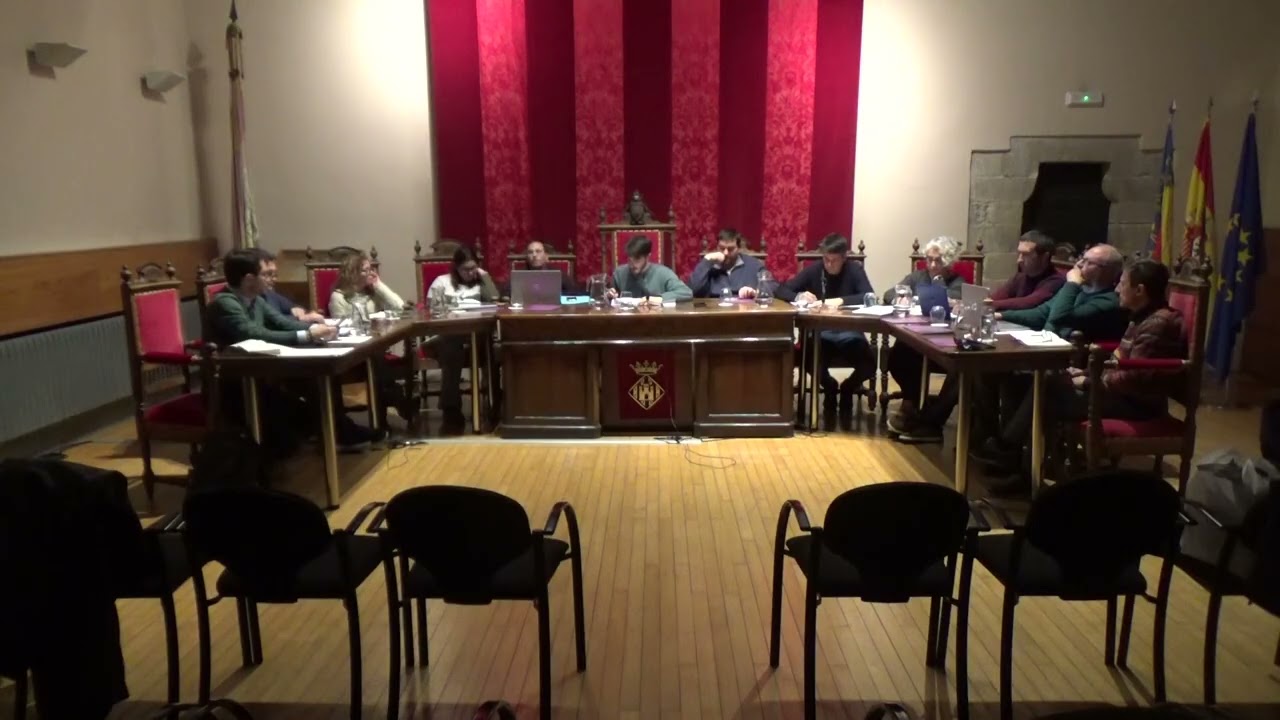 2026-02-19 Ple ordinari de l'Ajuntament de Morella del mes de febrer