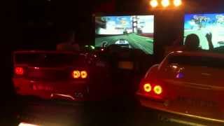 [OutRun 2 SP SDX (Super Deluxe) Arcade] Gameplay Demonstration (Gameworks, Tempe, Arizona)