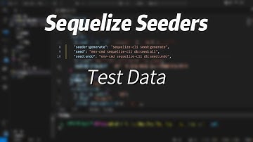 Sequelize Seeders: Generate Test Data for Your Database with Faker Library