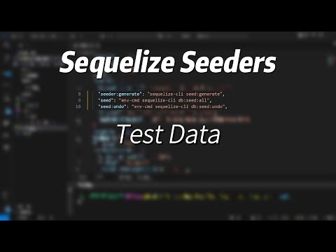 Sequelize Seeders: Generate Test Data for Your Database with Faker Library