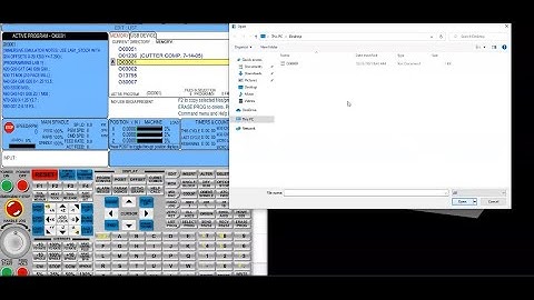 MFG 141 VR How to Load a Program Haas