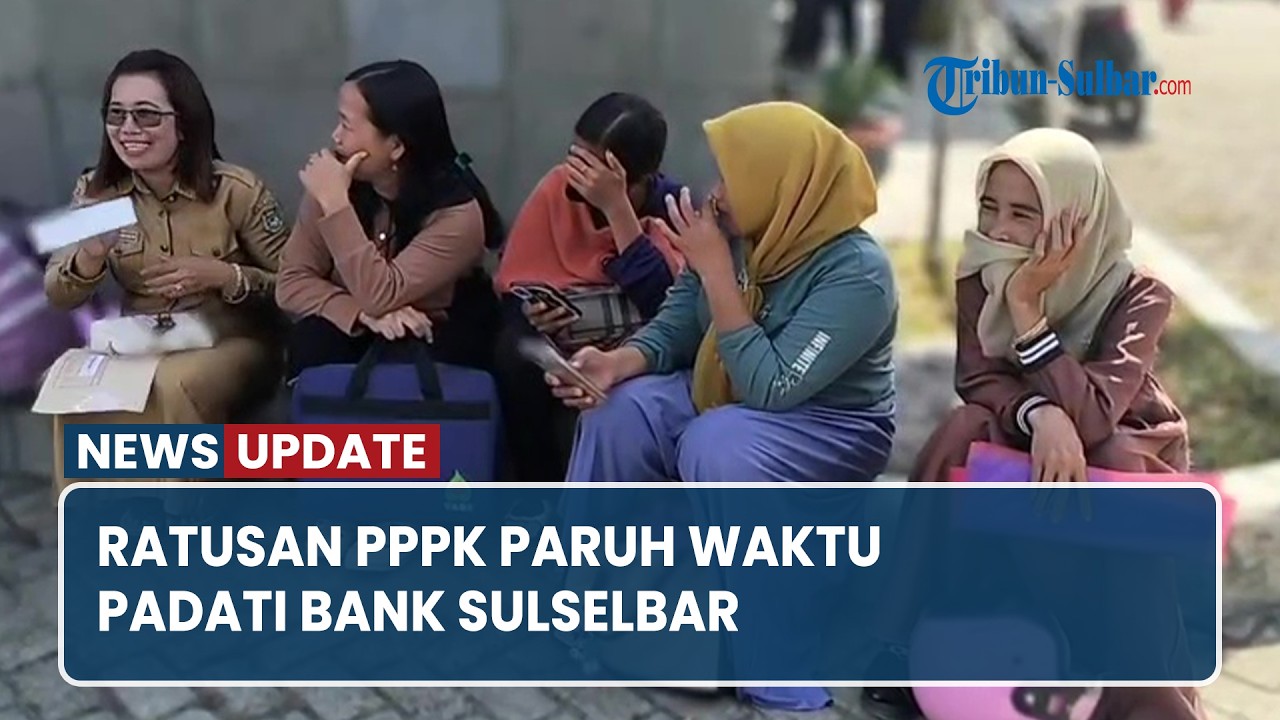 Rela Antre Mulai Pukul 06 00 Pagi, Ratusan PPPK Paruh Waktu di Mamuju Tengah Padati Bank Sulselbar