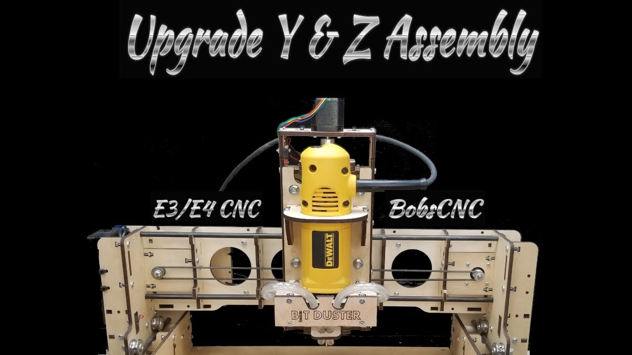How To Upgrade Y Assembly & Z Spindle Kit - Bobscnc E3/E4 - Youtube