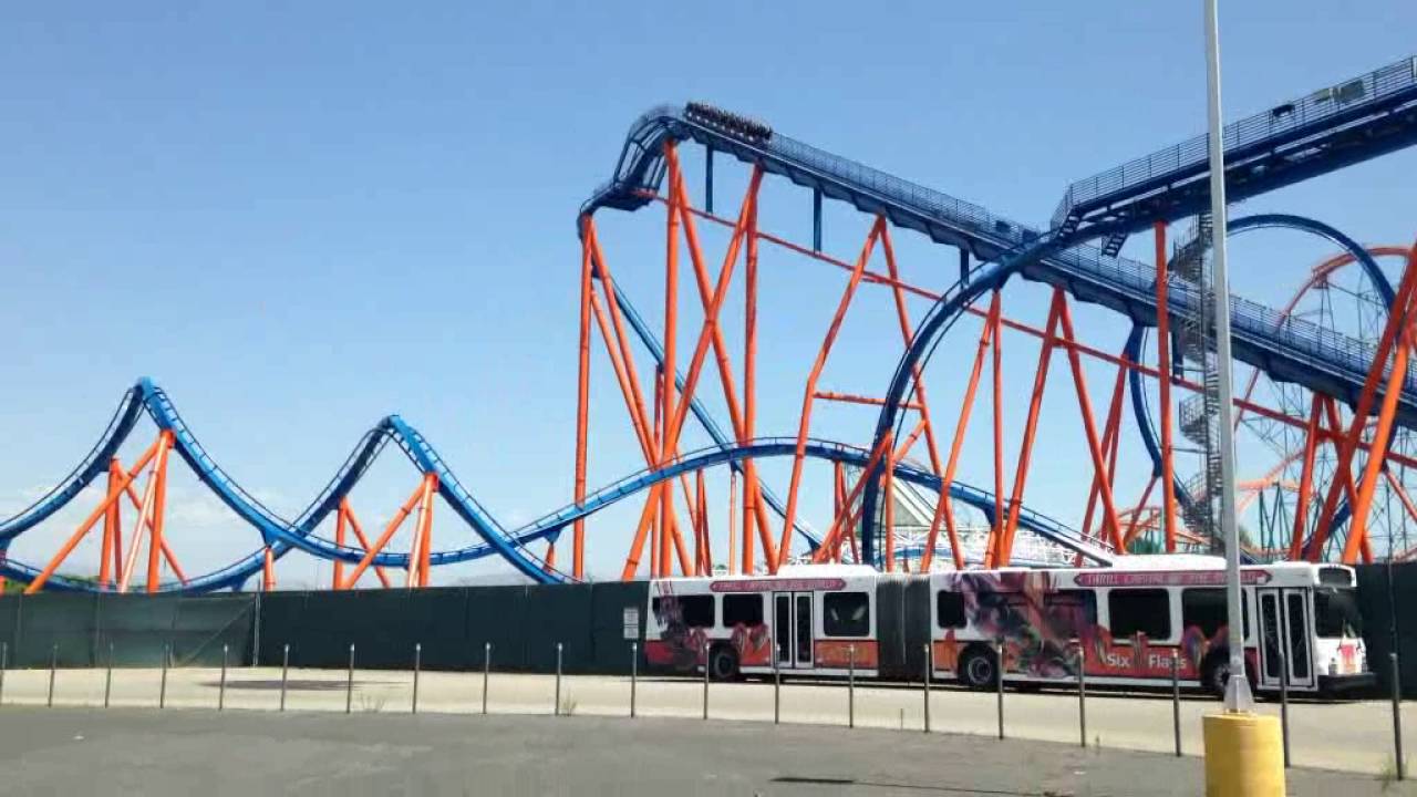 Scream offride Six Flags Magic Mountain YouTube