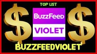 How much does BuzzFeedViolet make on YouTube 2016