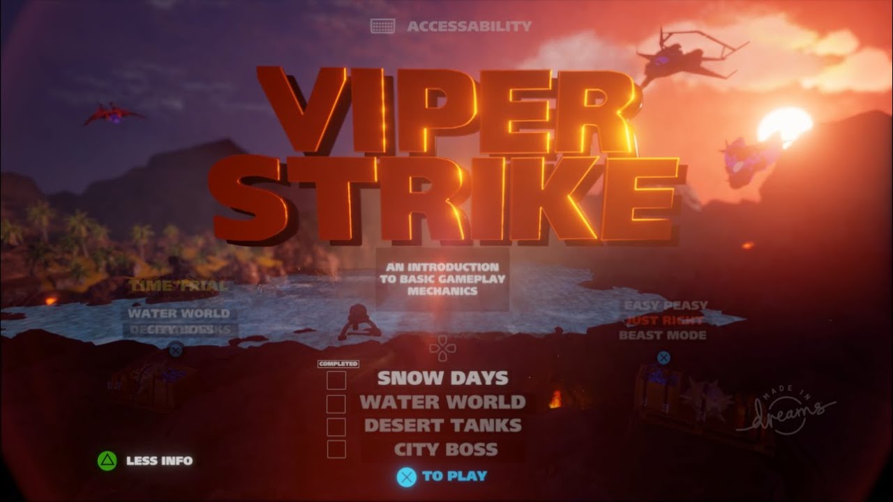 Dreams — Dream Surfing Viper Strike Gameplay (PS4 Pro) YouTube