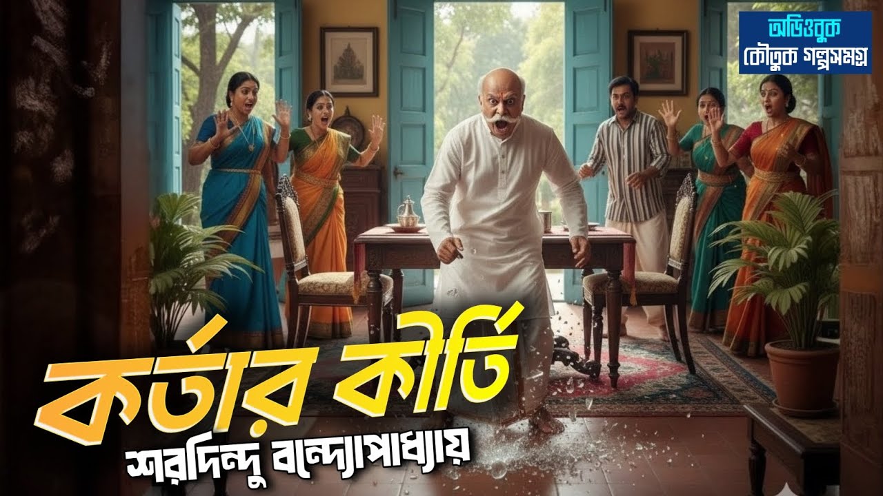 কর্তার কীর্তি | কৌতুক গল্প | শরদিন্দু বন্দ্যোপাধ্যায় | Kortar Kirti | Sharadindu Bandyopadhyay 