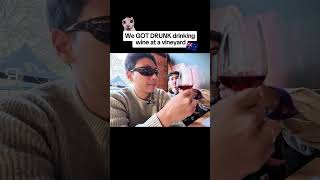 AFTER about 6 GLASSES OF WINE, we got tipsy  #australiadiaries #trip #couplevideo #wine #gaycouple