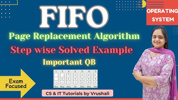 OS 26 : FIFO Page Replacement | Easiest Explanation + Solved Problem