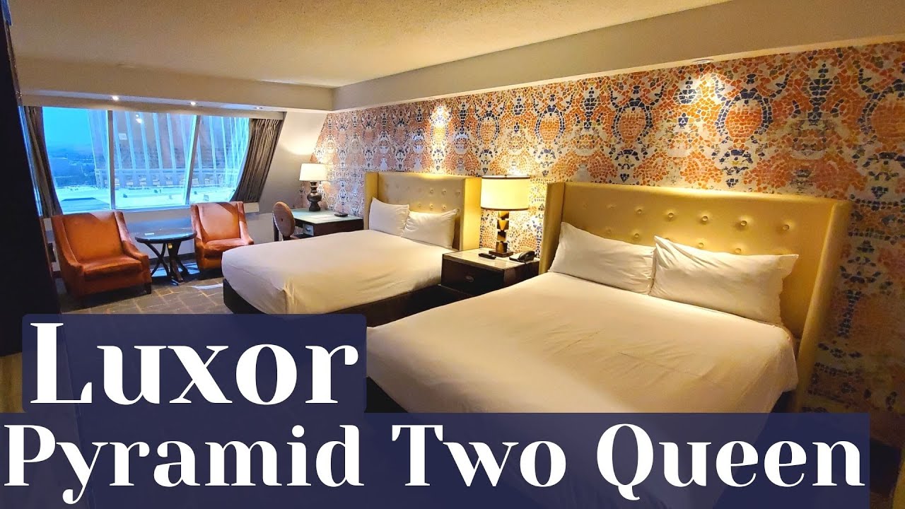 Luxor Las Vegas Pyramid Two Queen Room Newly Renovated Youtube