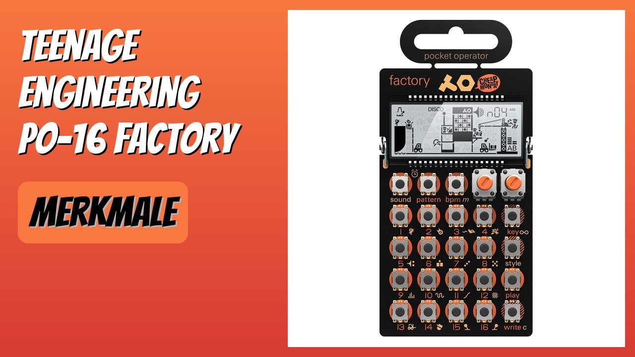 BEWERTUNG (2026): Teenage Engineering PO-16 Factory. Infos - YouTube