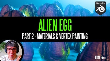 Alien Egg Part 2 Procedural Materials & Vertex Painting