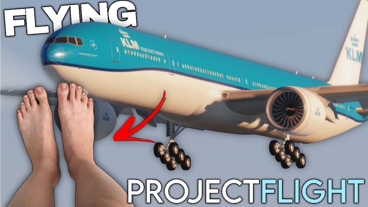 I FLEW A PLANE with MY FEET in PROJECT FLIGHT